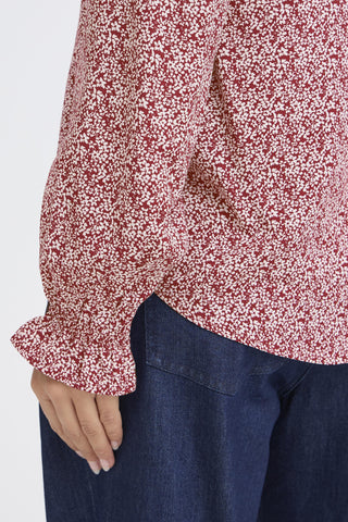 Fransa Flowy Blouse