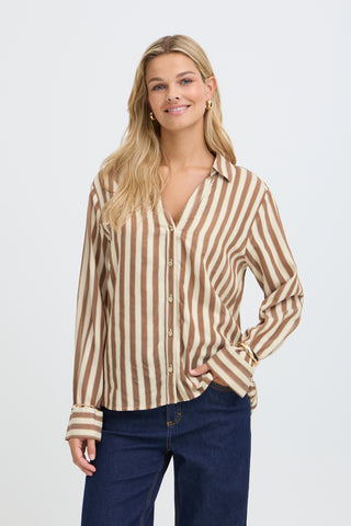 Fransa Frnoor Striped Shirt 1