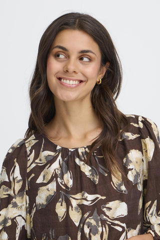 Fransa Ariana Round Neck Blouse