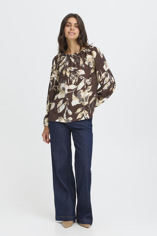 Fransa Ariana Round Neck Blouse