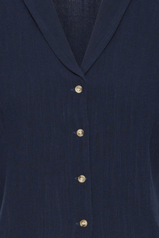 Fransa Atel Capped Sleeve Shirt