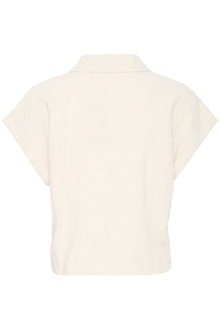 Fransa Atel Capped Sleeve Shirt