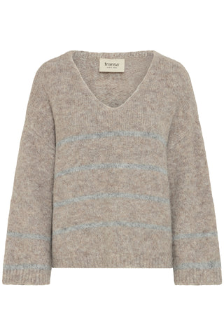 Fransa Charleen V Neck Jumper