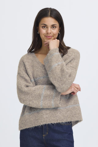 Fransa Charleen V Neck Jumper