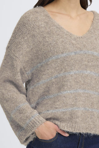 Fransa Charleen V Neck Jumper