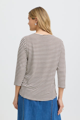Fransa Jade 3/4 Length Sleeved T-Shirt