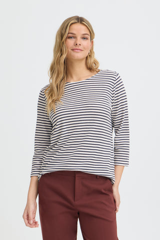 Fransa Jade 3/4 Length Sleeved T-Shirt