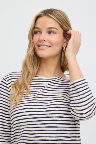 Fransa Jade 3/4 Length Sleeved T-Shirt