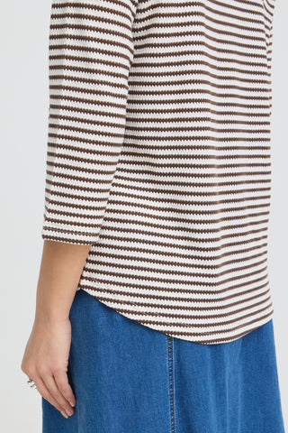 Fransa Jade 3/4 Length Sleeved T-Shirt