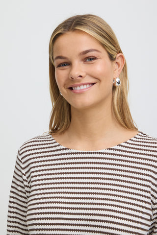 Fransa Jade 3/4 Length Sleeved T-Shirt