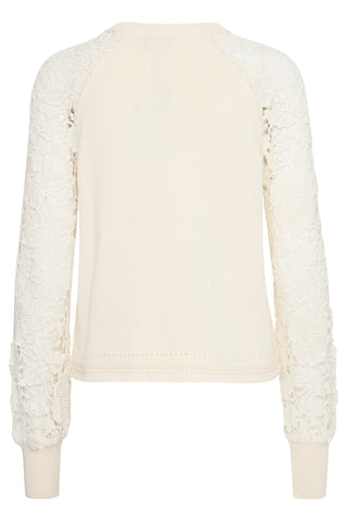Fransa Hellen lace Sleeve Pullover