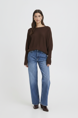 Full length - dark brown