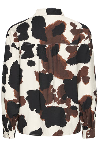B Young Hamma Cow Print Shirt