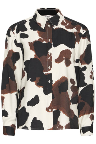 B Young Hamma Cow Print Shirt