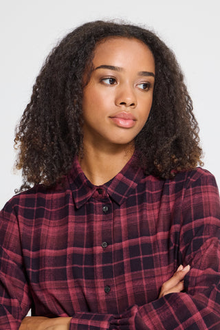 Ichi Idalia Tartan Shirt