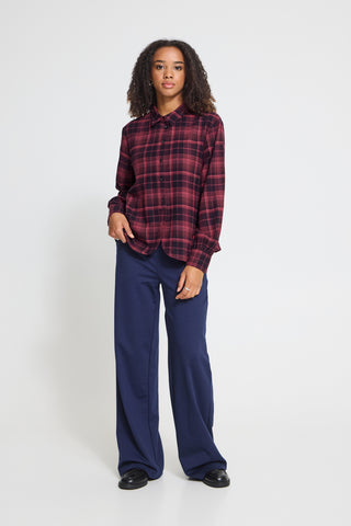 Ichi Idalia Tartan Shirt