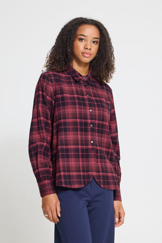 Ichi Idalia Tartan Shirt