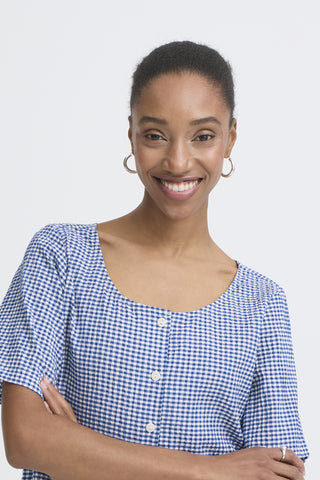 Ichi JILMA Gingham Shirt