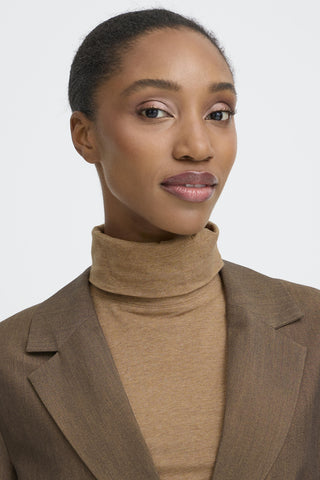 b.young Pamila Roll Neck Top