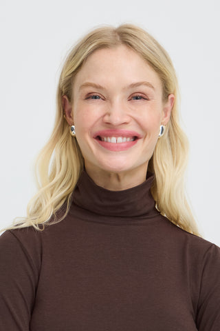 b.young Pamila Roll Neck Top