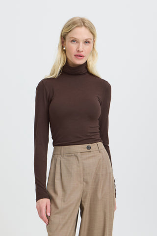 b.young Pamila Roll Neck Top