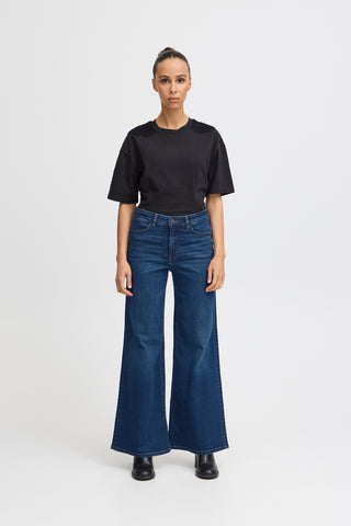 Ichi Twiggy Wide Leg Flared Jeans