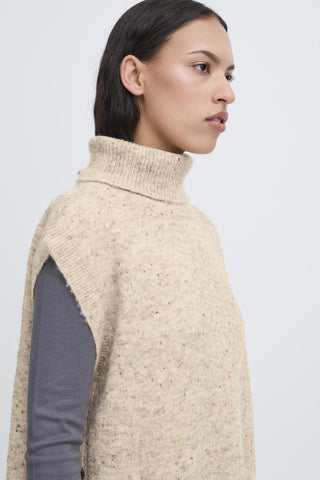 Ichi Ialotus Roll Neck Poncho