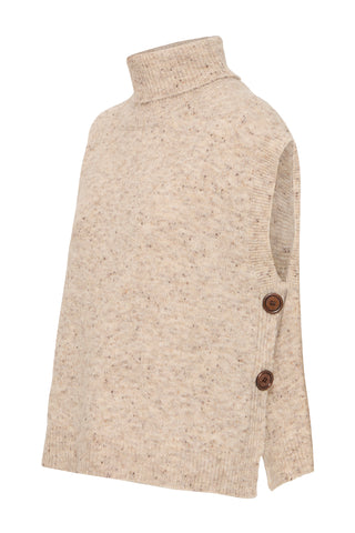 Ichi Ialotus Roll Neck Poncho
