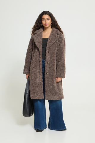 Ichi Halava Teddy Coat