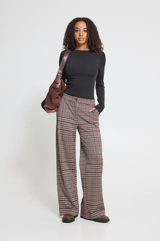 Ichi Kate Checkit Trousers