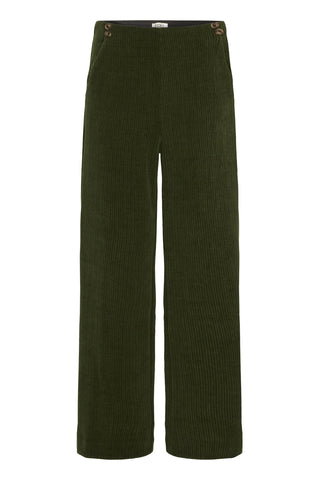 Ichi Kate Cord Wide Leg Trousers