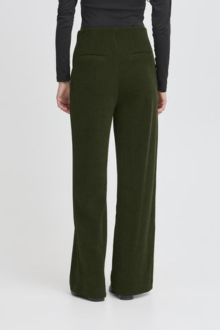 Ichi Kate Cord Wide Leg Trousers
