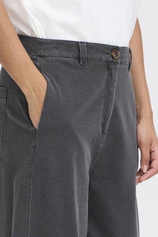 Ichi Kate Barrel Leg Trousers