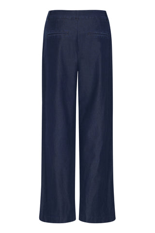 Ichi Kate Denim Wide Leg Trousers