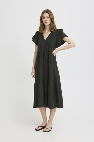 Ichi Lifana Tiered Dress