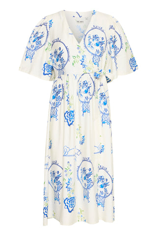 Ichi Lucie Linen Blend Dress