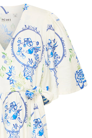 Ichi Lucie Linen Blend Dress