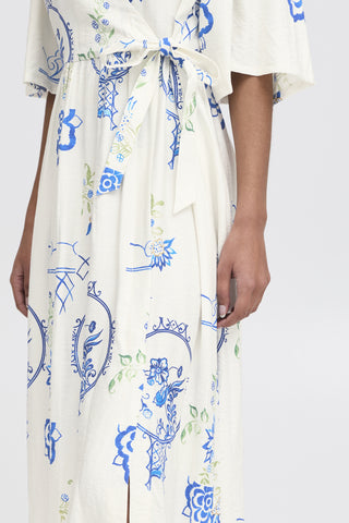 Ichi Lucie Linen Blend Dress