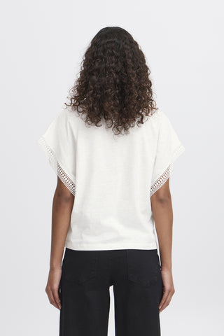 Ichi Olya Capped Sleeve Top