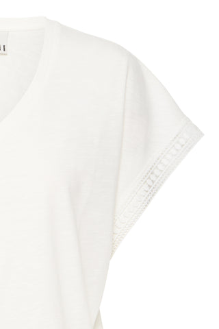 Ichi Olya Capped Sleeve Top