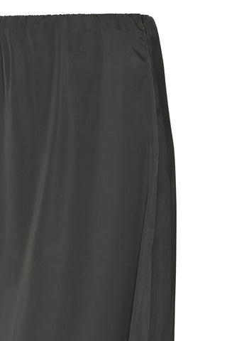 Ichi Xmiline Satin Skirt with Lace