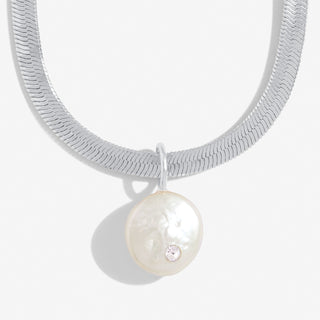 Joma Jewellry 7148 Solaria Coin Pearl Necklace
