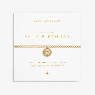 Joma Jewellery 6991 A Little 50th Bracelet