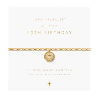 Joma Jewellery 6991 A Little 50th Bracelet