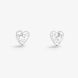 Joma 8650 Lumia Hammered Heart Earrings