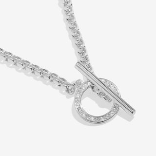 Joma 9433 Circle T-Bar Knot Necklace