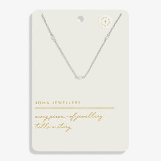 Joma 8453 Pearl Silver Plated Necklace