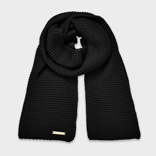 Katie Loxton Chunky Knit scarf in Black