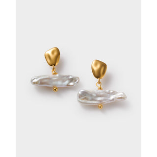 Katie Loxton Sol Pearl Bar Earrings