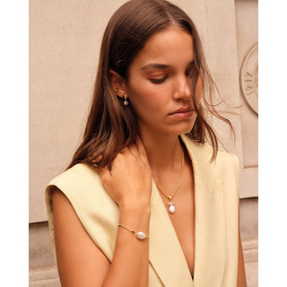 Katie Loxton Sol Pearl Bar Earrings